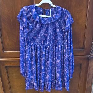Free People Elegant Fun/Flirty Floral Dress